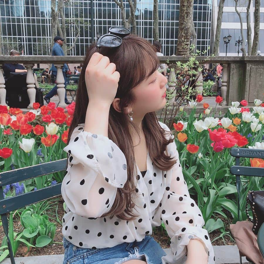 ひよんさんのインスタグラム写真 - (ひよんInstagram)「🌷🗽👭💖 ㅤㅤㅤㅤㅤㅤㅤㅤㅤㅤㅤㅤㅤ なにもかもがはっぴー🗽🍕🍟🍩 ㅤㅤㅤㅤㅤㅤㅤㅤㅤㅤㅤㅤㅤ #newyork #trip #holiday #뉴욕 #휴가 #여행 #ニューヨーク #旅行 #インスタ限定」4月20日 9時04分 - cchan_fee4