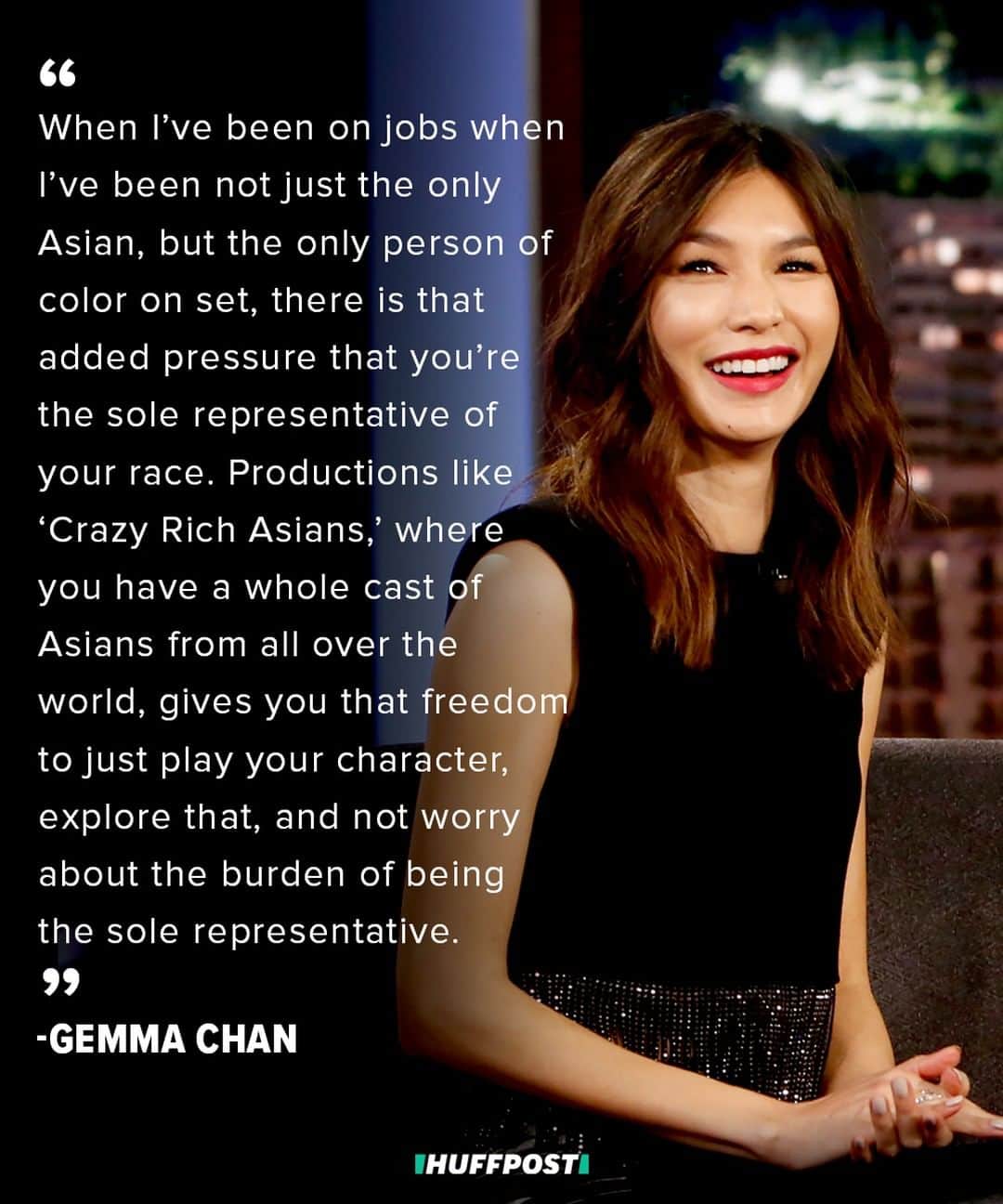 Huffington Postさんのインスタグラム写真 - (Huffington PostInstagram)「Perfectly said. 🔥 “Identity is a complex thing. For me, it’s compound,” Gemma Chan told HuffPost. “I feel English, British, European, Chinese, Asian. You can embrace all sides of it.” The 'Crazy Rich Asians' actress has been in the acting game for about a decade but gained international attention after the now-iconic movie’s release. Chan, who has a law degree from Oxford, said that the idea of becoming an actress didn’t immediately occur to her because of an absence of Asian representation in Western media. “I’ve always been proud of my heritage ... but when you haven’t had that representation, that visibility, things just feel off-limits,” she said. “For example, I didn’t think a career in the arts was viable for me because I never saw anyone who looked like me.” But Chan says that, with the growing chorus of Asian voices and culturally powerful movies like “Crazy Rich Asians,” the range of possibilities seems wider ― even just among acting roles. // 📸: Getty Images」4月20日 9時05分 - huffpost