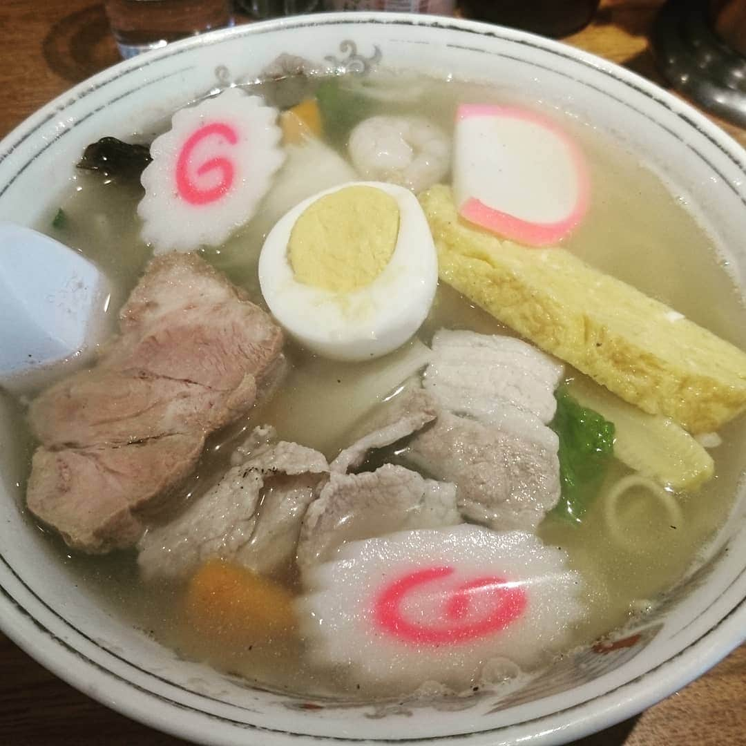 下関マグロさんのインスタグラム写真 - (下関マグロInstagram)「五目そば@天好(根岸) これで700円はお値打ち 店は出前もやってて繁盛してました！ #五目そば」4月20日 9時33分 - maguro_shimonoseki