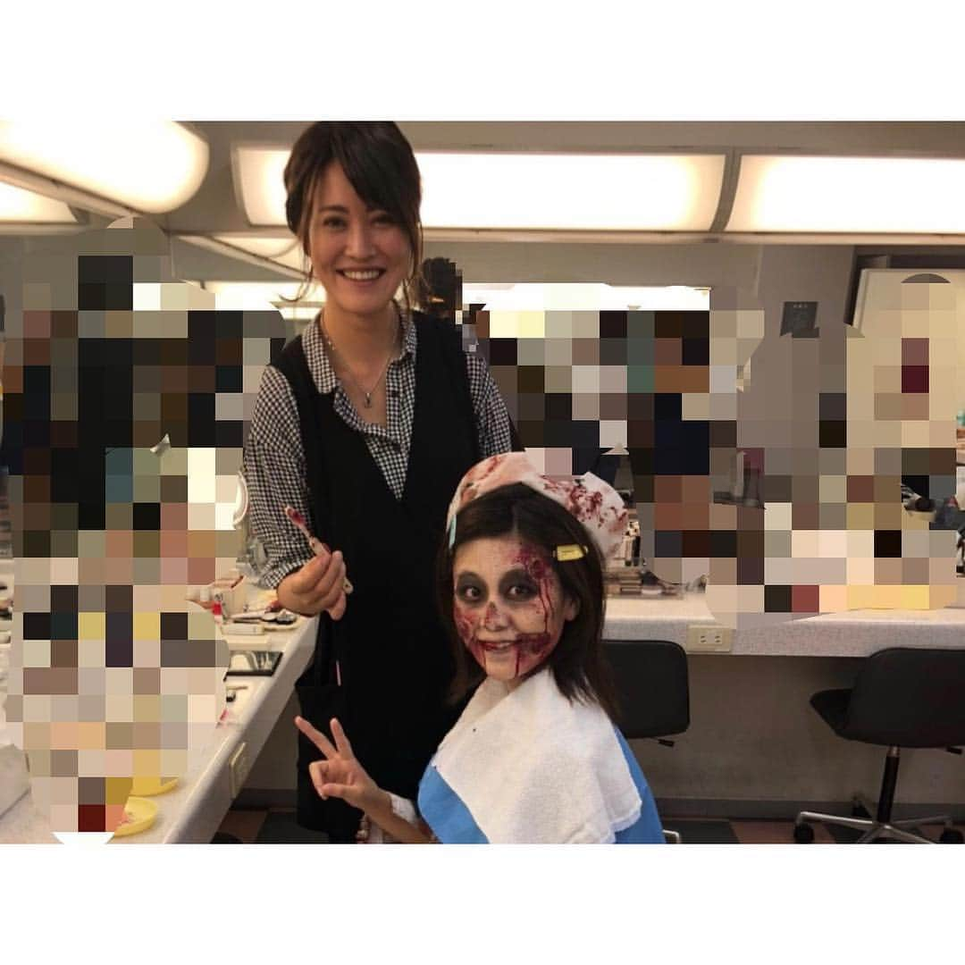 澤口実歩さんのインスタグラム写真 - (澤口実歩Instagram)「お世話になっているメイクさんが産休に入られました👶お身体を大切にお過ごしください✨💓ハロウィンメイクもしてくださったメイクさん。改めて見ても、すごくリアルですよね。細かい技術に感動しました！しばらくお会いできないのは寂しいですが、復帰されたらまたハロウィンメイクをしていただく約束（と、一緒に焼き鳥を食べにいく約束）をしました。楽しみです^^」4月20日 10時00分 - miho_sawaguchi