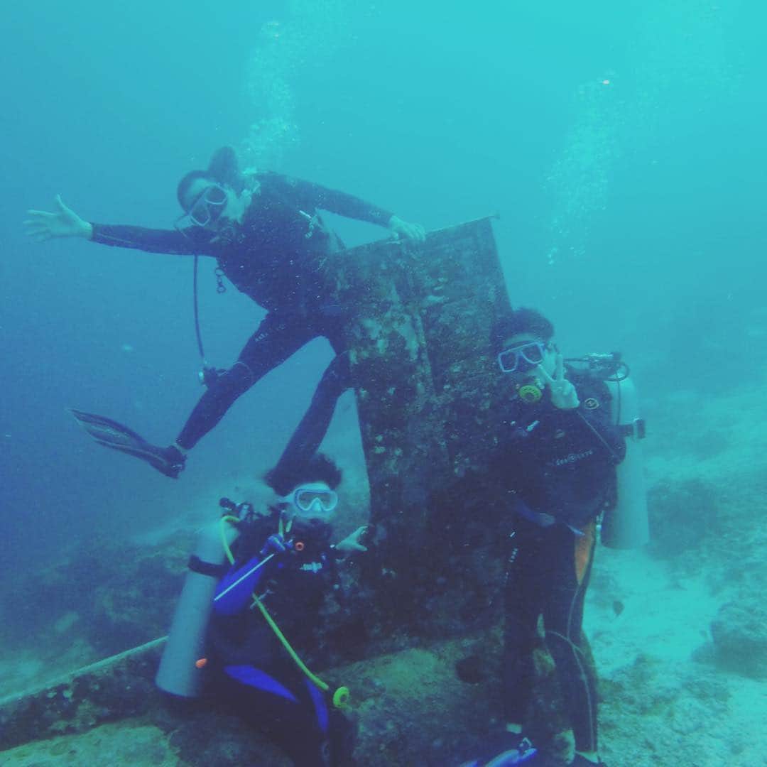 のインスタグラム：「セブ島の写真もらった〜  また海に癒されに行こ  #ダイビング  #セブ」