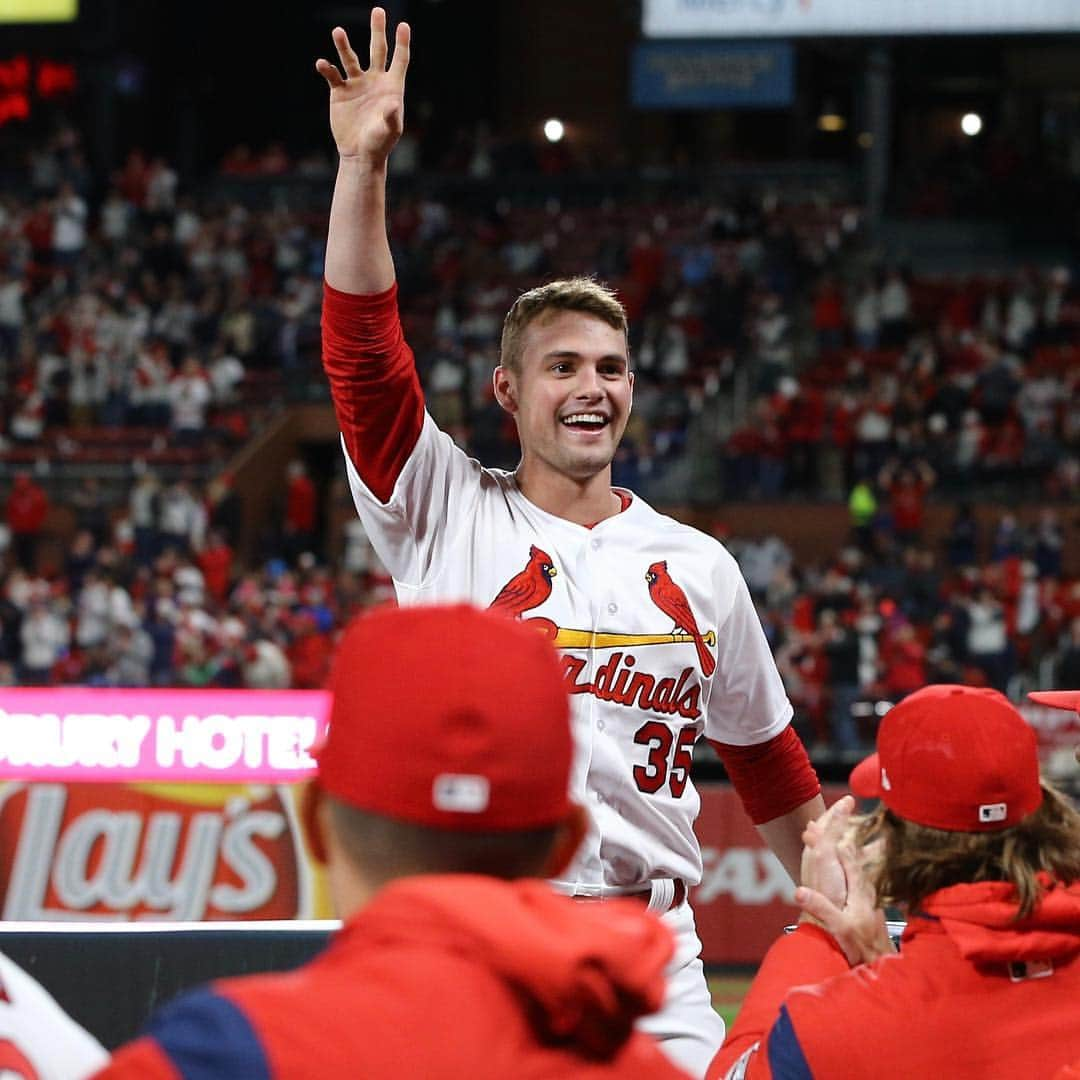 セントルイス・カージナルスさんのインスタグラム写真 - (セントルイス・カージナルスInstagram)「During his 1st MLB at-bat, Lane Thomas hit his 1st HR!」4月20日 12時07分 - cardinals