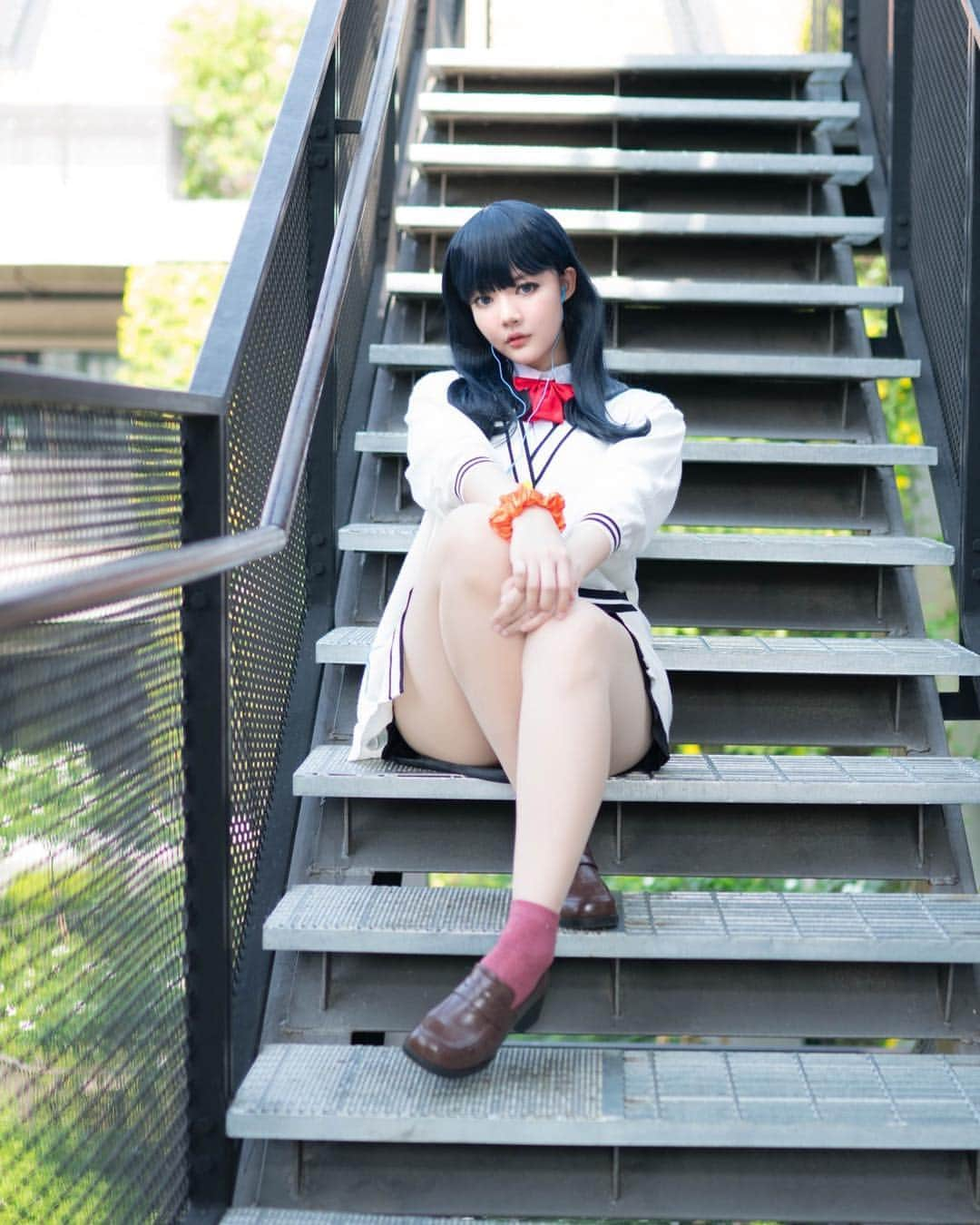 YingTzeさんのインスタグラム写真 - (YingTzeInstagram)「Rikka Takarada from SSSS.Gridman ! ❤️ Full photoset available at my Patreon in May . ▶️ www.patreon.com/yingtze _ Outdoor photos are so easy to edit that it’s such a blessing lol . 😂 My Saturday is to continue editing my Rikka photos ~ there are 12 photos so far so I think it’ll be another big photoset for this since there are many photos that I love ! _ Tonight I’ll be streaming Mobile Legends at 9pm (GMT+8). Continue climbing rank with my squad. See you later ! 🤩 _ 📸 @17.ambition  #blessed #rikkatakarada #rikkatakaradacosplay #ssssgridman #schoolgirl #schooluniform」4月20日 12時10分 - yingtze