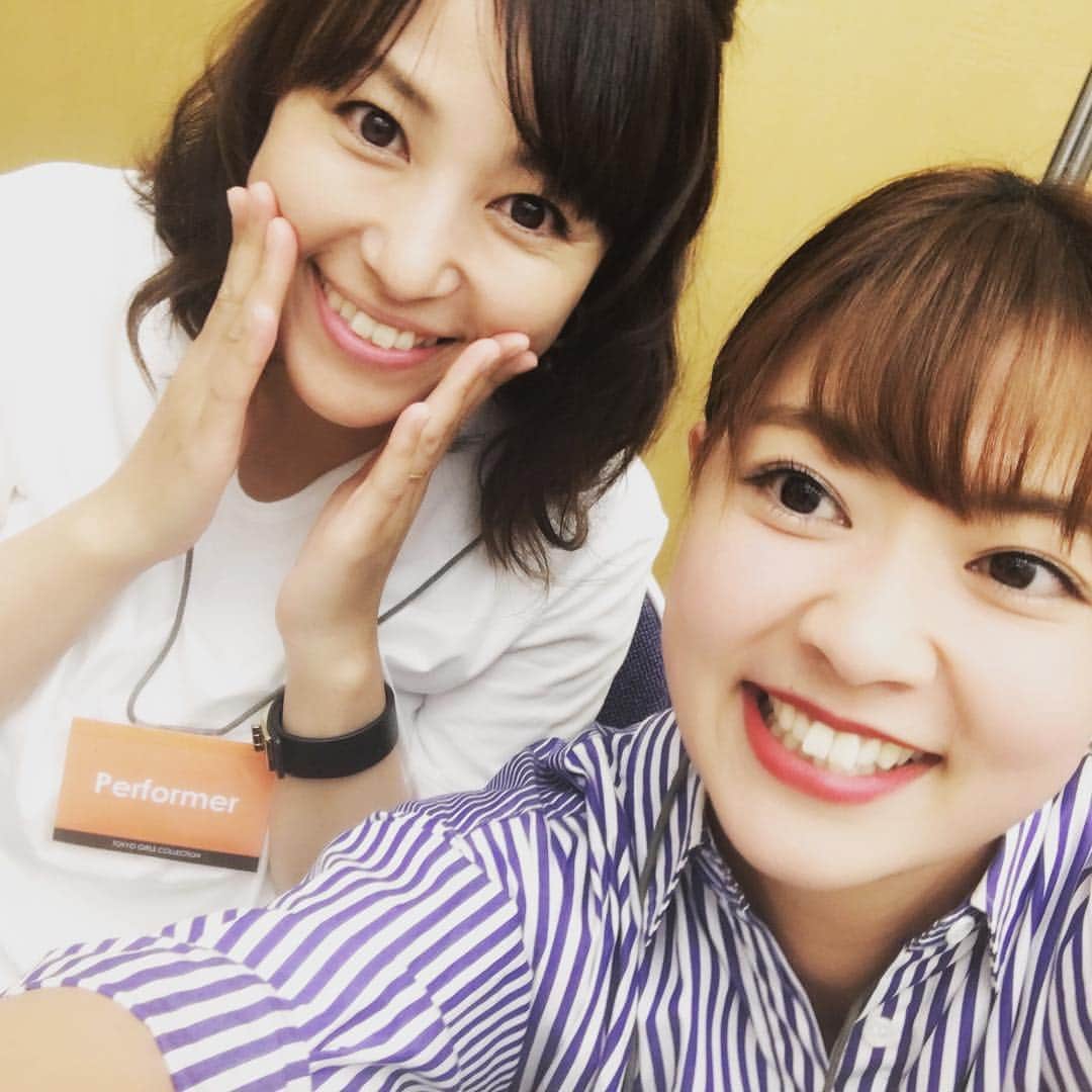 常盤よしこのインスタグラム：「TGC熊本2019 いよいよです♫ おがっちさんと ぐるぐるリポートしてます！ 放送は来週の若っ人ランドと その前にある特番で♫  #tgc熊本2019#tgc#若っ人ランド#tku#ランウェイを歩く」