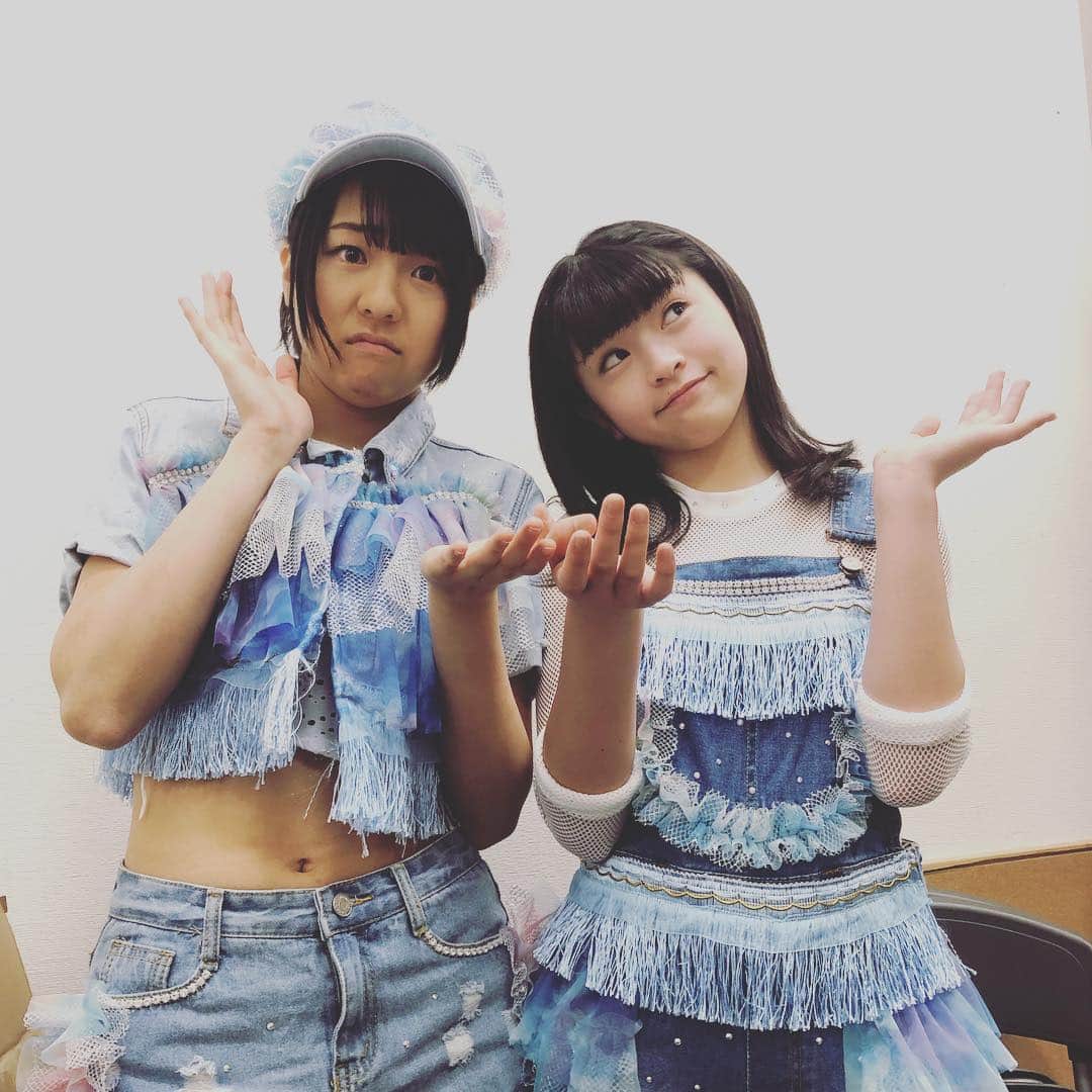 アップアップガールズ (仮)のインスタグラム：「#チームしょうもない イベントまもなくスタートです！！ タワーレコードアリオ蘇我店にて13時から！  タワーレコード津田沼店16時もございます！！ #アプガ2 #鍛治島彩  #佐々木ほのか #地元凱旋」