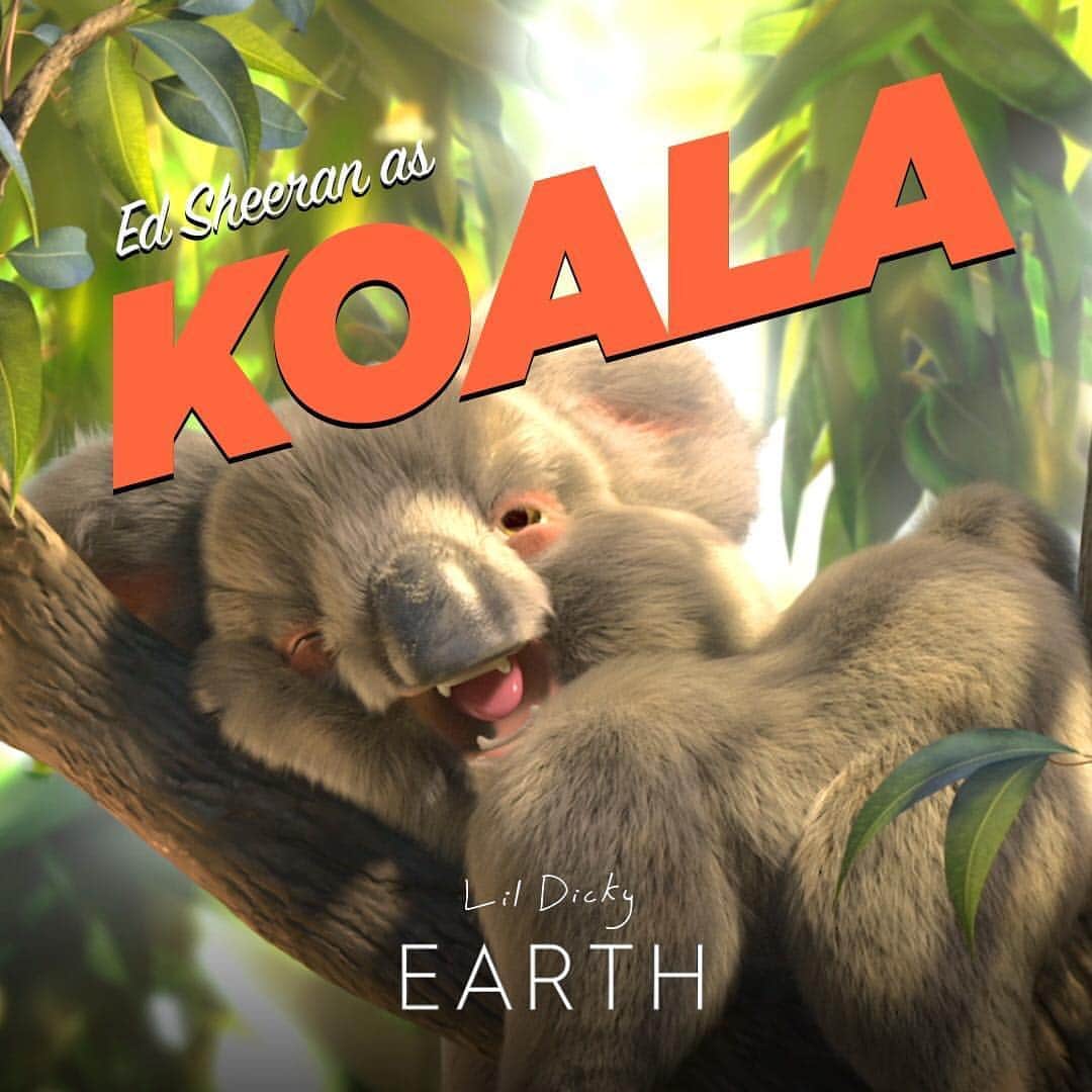 エド・シーランさんのインスタグラム写真 - (エド・シーランInstagram)「@lildickygram made a song about the earth called Earth, it’s on YouTube, I play a koala in it. All proceeds go to saving the earth, and koalas, so go check it out, many thanks cool yep」4月20日 13時03分 - teddysphotos