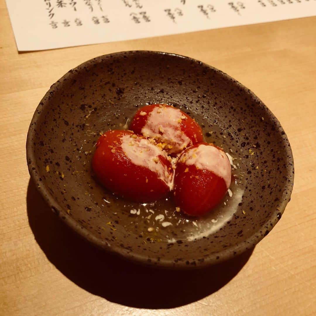 濱田マサルさんのインスタグラム写真 - (濱田マサルInstagram)「毎日食べたいわ。。❤️ at宝来 このトマトのお浸しも絶品❤️」4月20日 13時54分 - hamadamasaru