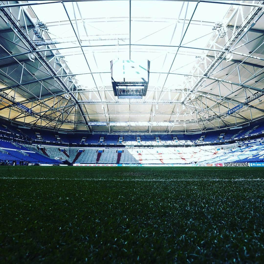 シャルケ04さんのインスタグラム写真 - (シャルケ04Instagram)「Good evening from Gelsenkirchen 👋🏼☀️ . . #S04TSG #S04 #Schalke #Matchday #Bundesliga #Football #Soccer #Knappen #🔵⚪️」4月21日 1時26分 - s04