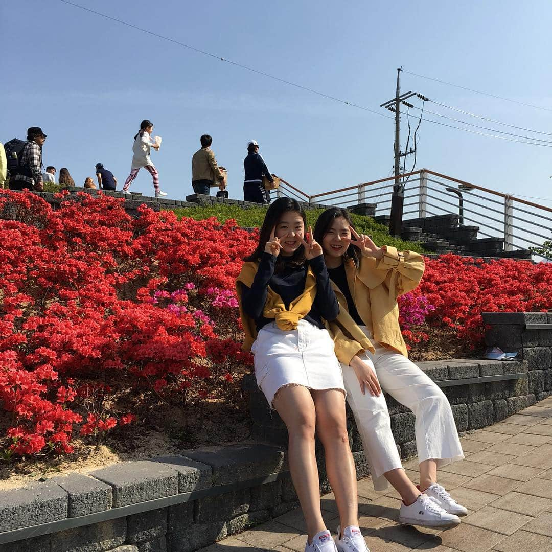 キム・ナヒョンさんのインスタグラム写真 - (キム・ナヒョンInstagram)「➰〰️➰ . . 강릉 여행 Day 1  with @min_sun_kim__」4月21日 0時13分 - k.nahyun