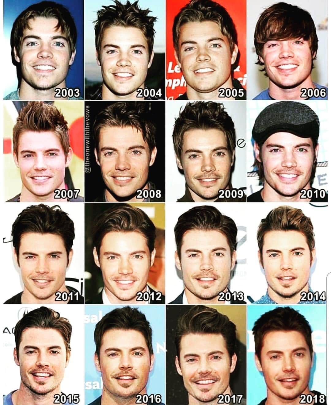 のインスタグラム：「This is hilarious 😂 don’t know who made this but I’m impressed ! Screw the 10 year challenge we got a 15 year challenge !! Man some of those hairstyles .....🤦🏼‍♂️ #2004lol」