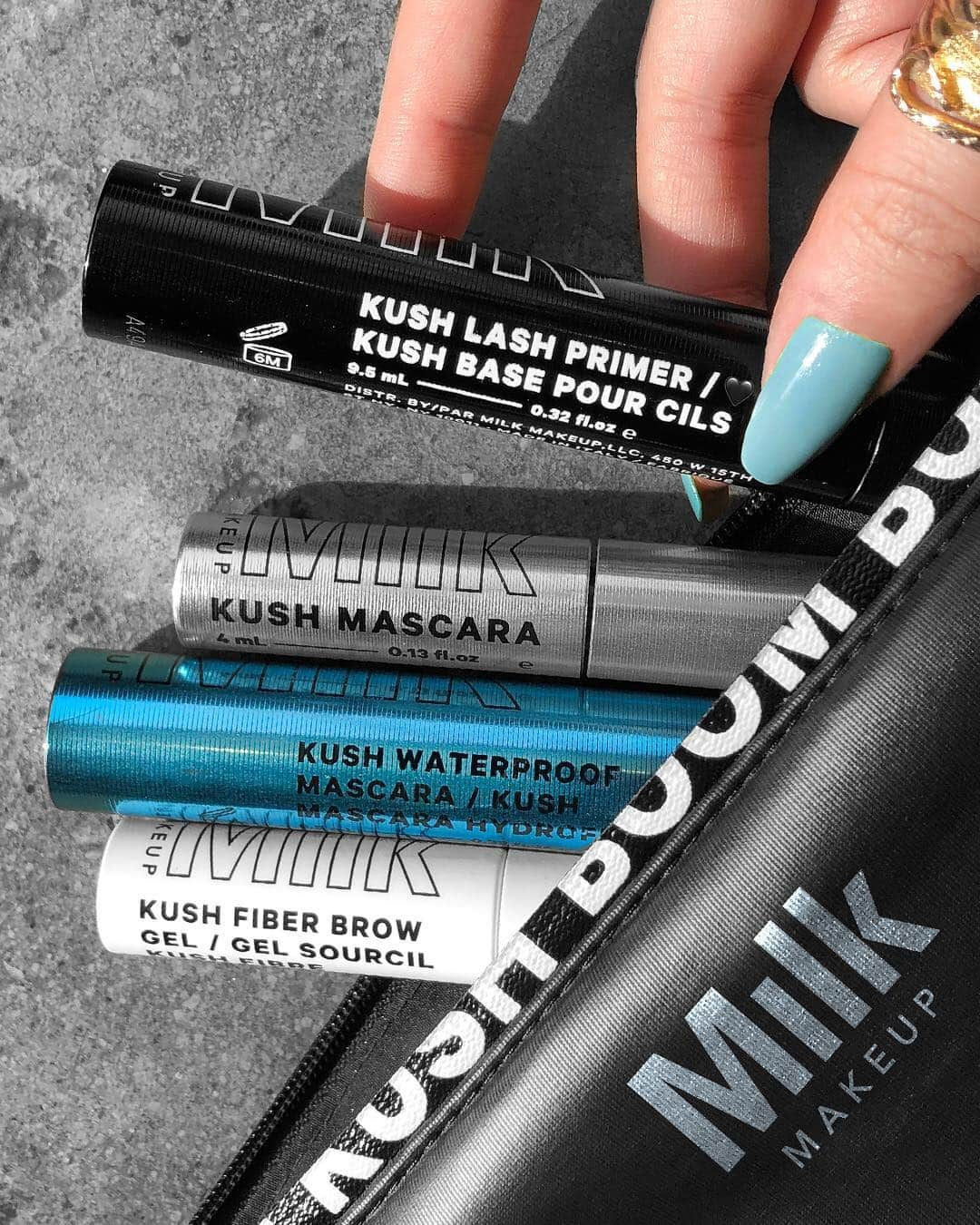 Milk Makeupさんのインスタグラム写真 - (Milk MakeupInstagram)「Psst... can you spot the hidden emoji?! 👀👇🏽 - HAPPY 420! 💚💨 We added two new members to our #kushfam for a double hit of volume: #kushprimer + #kushwaterproof + NEW #kushbrow shades! All these babies use hemp-derived cannabis seed oil to condition while heart-shaped fibers give you a blast of volume - They're available NOW on milkmakeup.com, sephora.com, and @sephora stores 💨Will be available at @cultbeauty on 4/23 #takecarewithkush」4月21日 0時47分 - milkmakeup