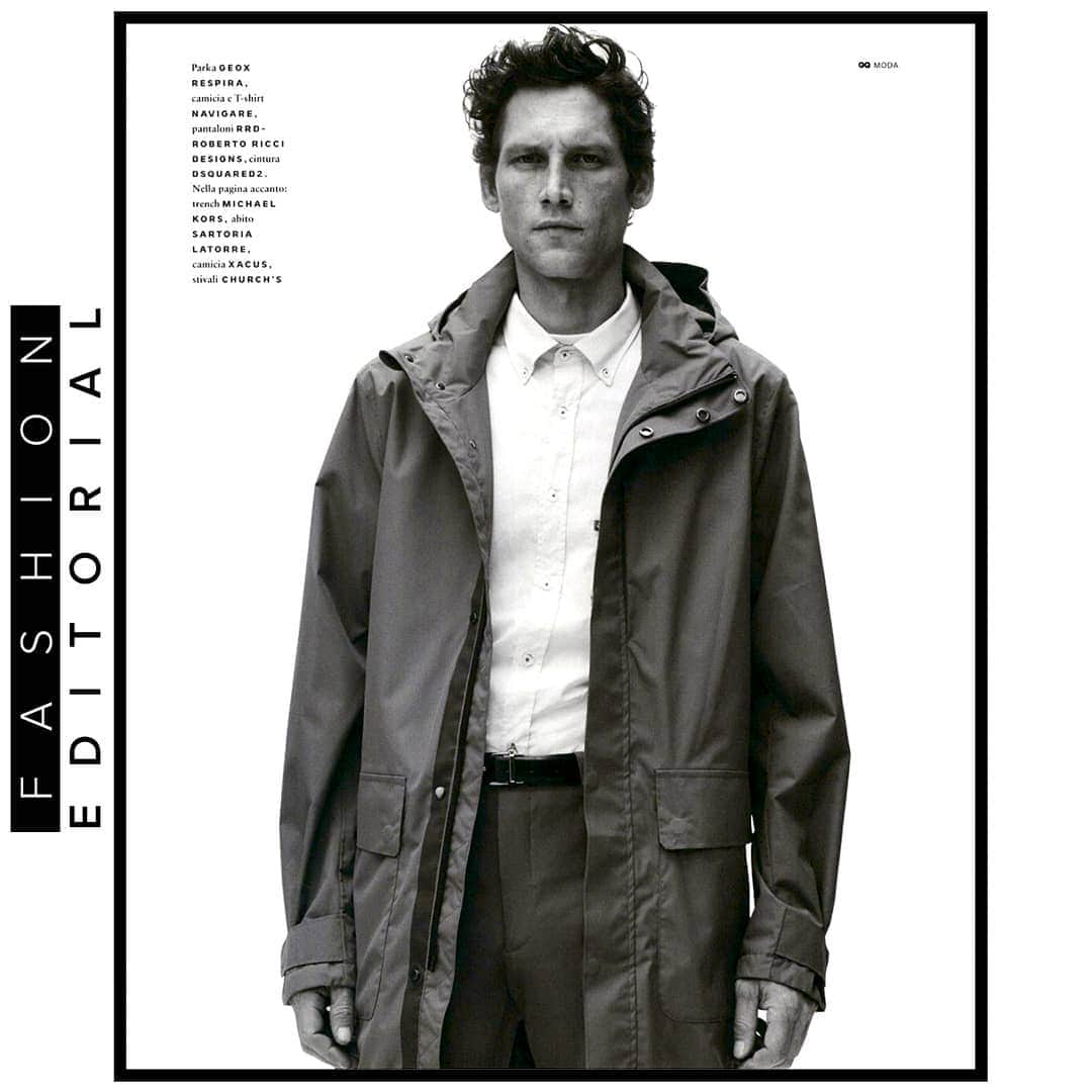 のインスタグラム：「"You can't judge a book by its cover", but you can definitely choose how to suit up for this springy, crazy days! Discover our collection of jackets & parka on geox.com and in our Geox Shops.  Thanks to @gqitalia for this amazing shot 📸  GIOVANNI AUDIFFREDI  @audiffredi NIK PIRAS  @nikpiras」