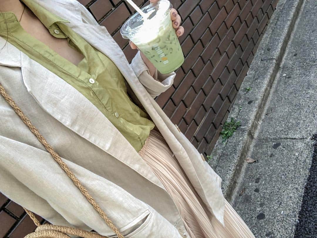 仁藤萌乃さんのインスタグラム写真 - (仁藤萌乃Instagram)「なんか緑の気分だった日。」4月20日 18時52分 - moeno.n_official