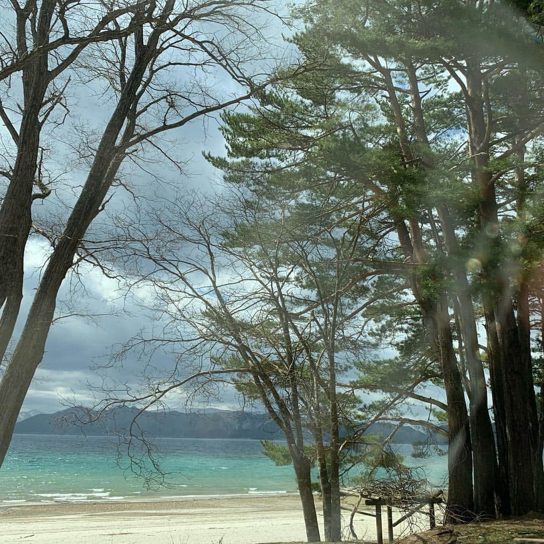 大隅智子さんのインスタグラム写真 - (大隅智子Instagram)「八幡平アスピーテライン「雪の回廊」へ。ずっと見たかったものです。秋田の田沢湖も綺麗でした。」4月20日 19時42分 - tomokotenki