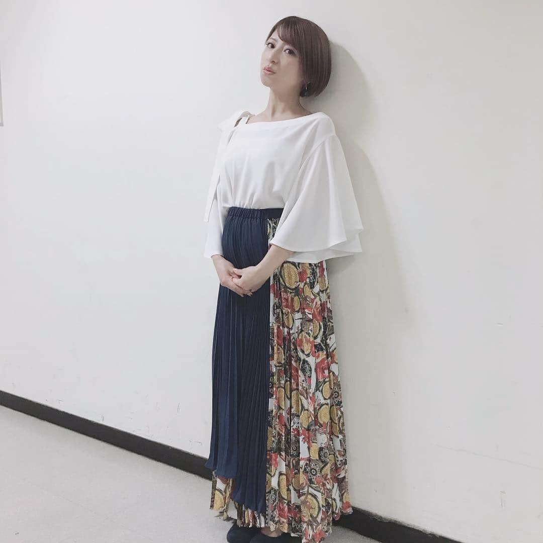 矢口真里さんのインスタグラム写真 - (矢口真里Instagram)「今日はＮＨＫさんでお仕事でした😁✨ ・ お腹ポッコリしてきました😊✨ でもまだあんまり気づかれない🤔 衣装タグ付けしてます😋🏷✨」4月20日 20時09分 - mariyaguchi_official