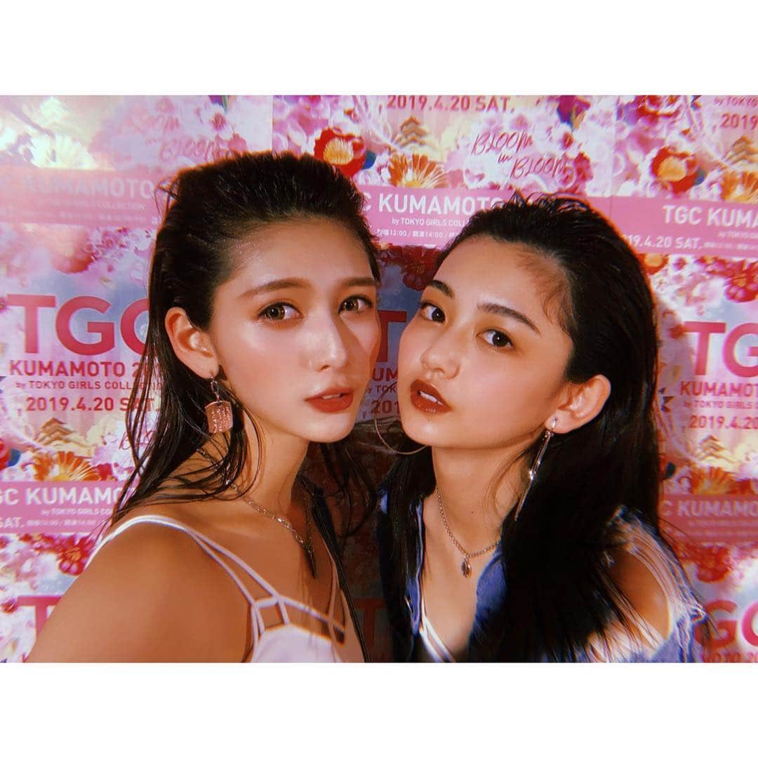 アンジェラ芽衣さんのインスタグラム写真 - (アンジェラ芽衣Instagram)「TGC KUMAMOTO 2019 by TOKYO GIRLS COLLECTION💙⚡️﻿﻿ GYDAステージで一緒だった安村真奈ちゃん❤️﻿ オールバック似合っててめちゃくちゃかっこよかったーー😘﻿ ありがとうございました♪﻿ ﻿ #アンジェラ芽衣 #TGC #東京ガールズコレクション #tokyogirlscollection #ファッション #ファッションショー #ランウェイ #fashion #show #TGC熊本 #熊本」4月20日 20時11分 - ange_la00