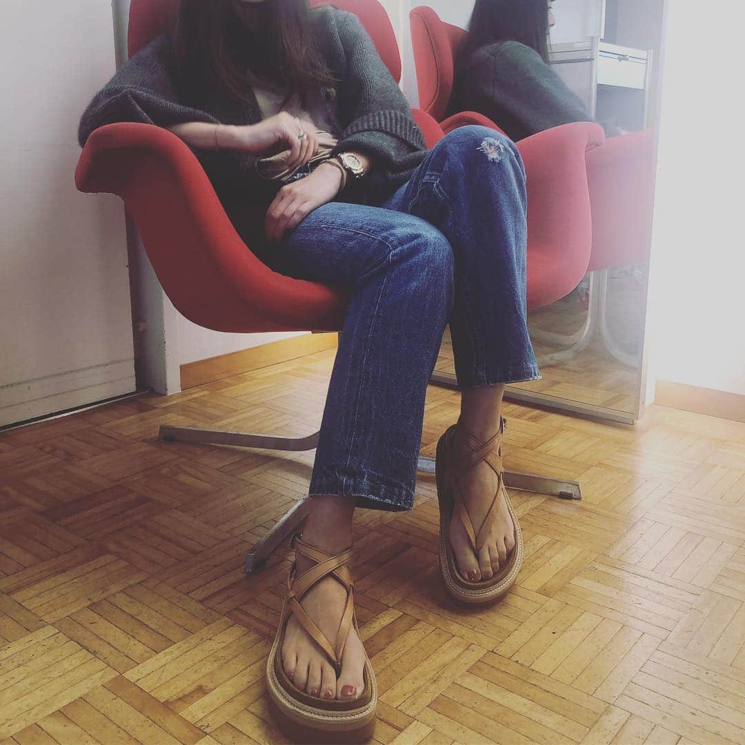 百々千晴さんのインスタグラム写真 - (百々千晴Instagram)「shoes @isabelmarant 👘」4月20日 20時18分 - dodo_chiharu