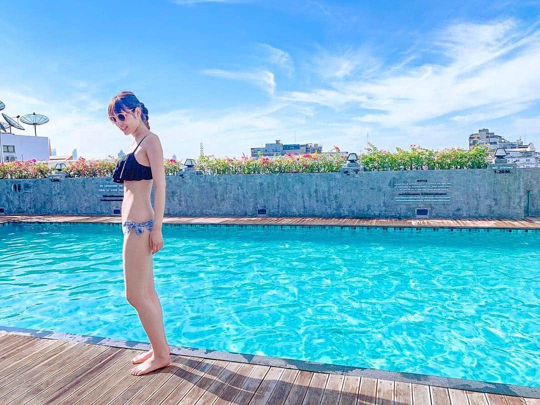 i_am_happpyのインスタグラム：「* * もう半袖いけそう嬉しい 夏の予感🦋🌈🦋🌈🦋 * #nouvocityhotel#thailand#bangkok #タイ#バンコク#タイ旅行#女子旅#かなの旅 #タイ料理#タイ女子旅#松村佳奈」