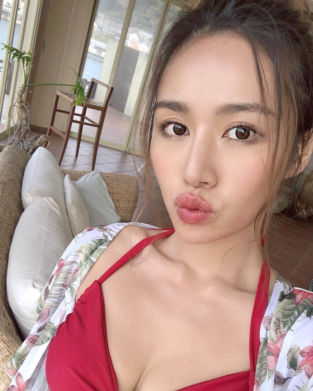 のインスタグラム：「hair make💋✨✨. ファッション撮影だから、濃ゆめ💄」