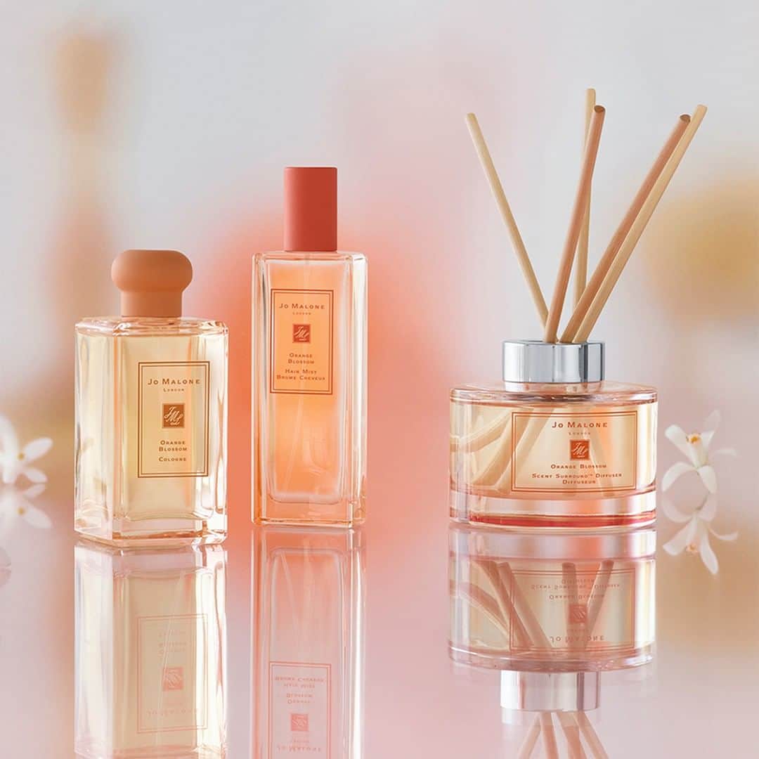 Jo Malone Londonさんのインスタグラム写真 - (Jo Malone LondonInstagram)「For your home, your hair and you. Discover the shimmering scent of Orange Blossom as a Cologne, Hair Mist and Diffuser. #BrilliantBlossoms」4月20日 21時00分 - jomalonelondon