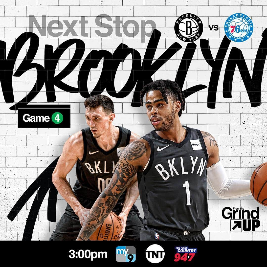 Brooklyn Netsさんのインスタグラム写真 - (Brooklyn NetsInstagram)「GAMEDAY ⚫️⚪️ #WeGoHard」4月20日 21時17分 - brooklynnets