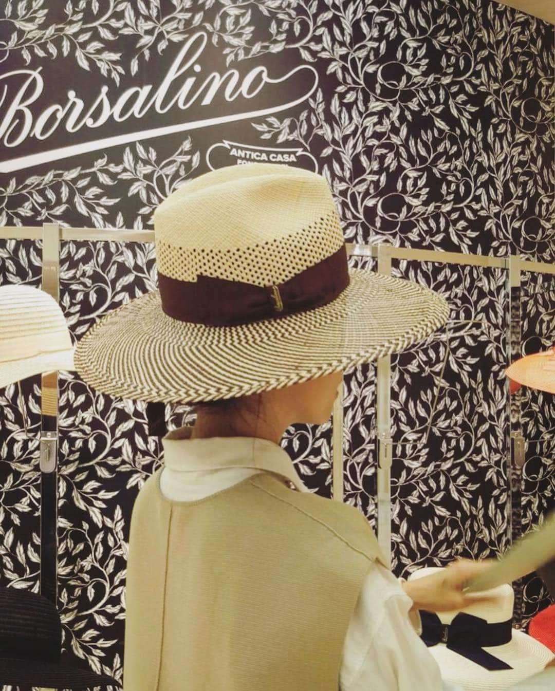 中村アンさんのインスタグラム写真 - (中村アンInstagram)「Borsalino🎩 日本橋高島屋🎌 @borsalino_world」4月20日 21時47分 - cocoannne