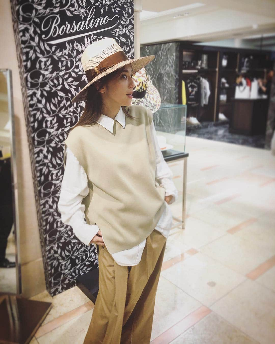 中村アンさんのインスタグラム写真 - (中村アンInstagram)「Borsalino🎩 日本橋高島屋🎌 @borsalino_world」4月20日 21時47分 - cocoannne