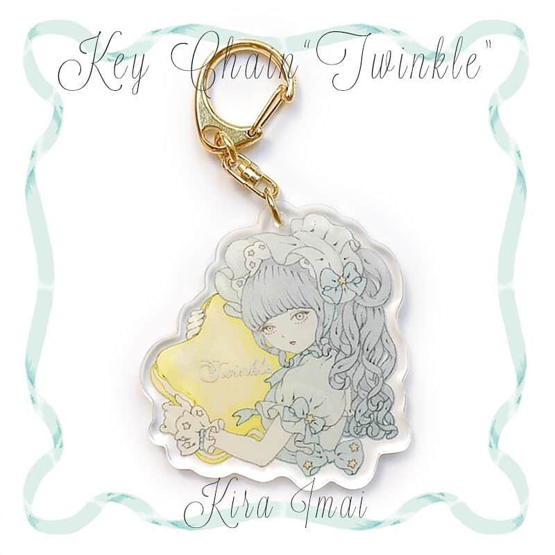 今井キラのインスタグラム：「New🌟 キーチェーン Twinkle  Web Storeに入荷しました✨ https://kiraimai.booth.pm/」