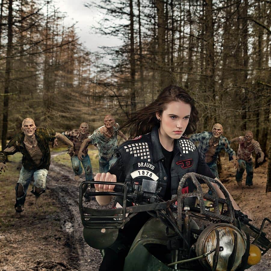 ディーゼルのインスタグラム：「You can hide from the Freakers. You should, actually. But if you’re wearing #DieselxDaysGone, you’ll make heads turn. Wear carefully.」