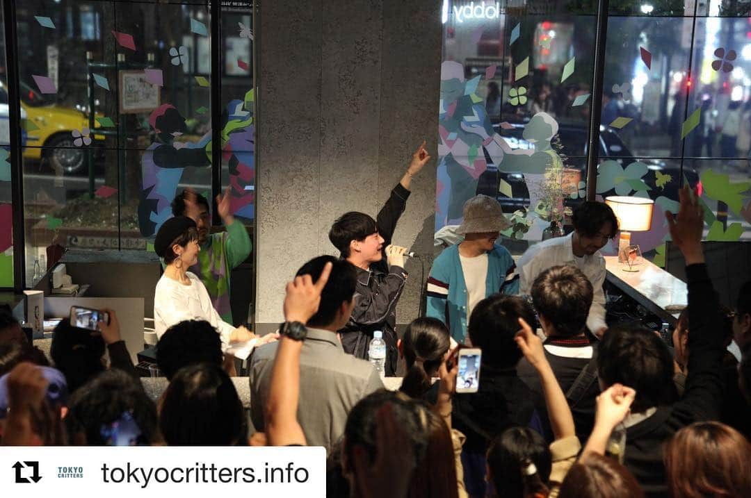 向井太一さんのインスタグラム写真 - (向井太一Instagram)「BIG LOVE @tokyocritters.info 💙  #Repost @tokyocritters.info with @get_repost ・・・ 2019.4.19 TOKYO CRITTERS NEW EP "PLAY" RELEASE PARTY in hotel koe tokyo Thank you! Secret Guest @taichi313  #tokyocritters #hotelkoe #向井太一 Photo by Basigrapher」4月21日 10時00分 - iamtailjp