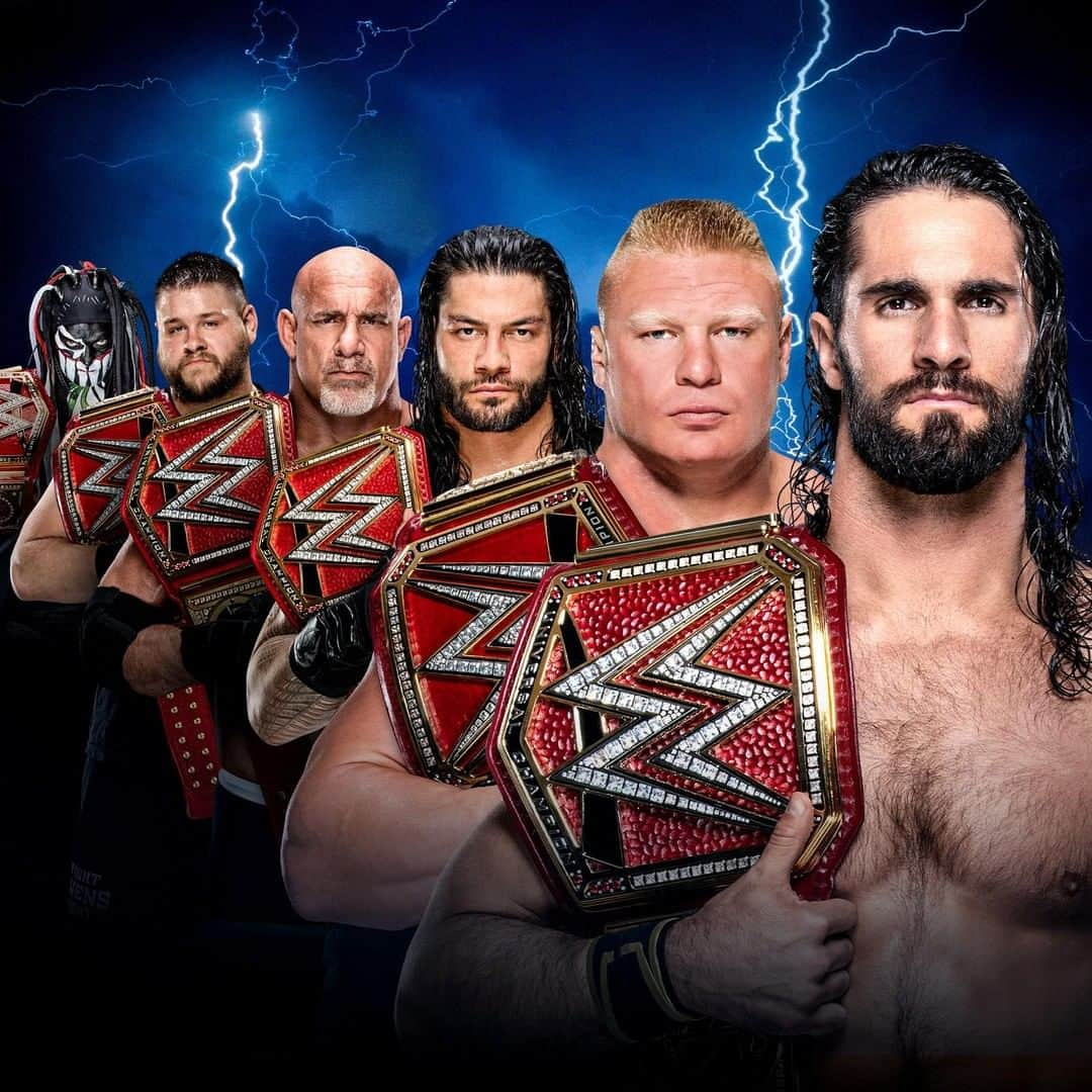 WWEさんのインスタグラム写真 - (WWEInstagram)「The list of #UniversalTitle holders just got longer with the addition of The Kingslayer, @wwerollins! Bow down for the MASTERS of the Universe!」4月21日 2時00分 - wwe