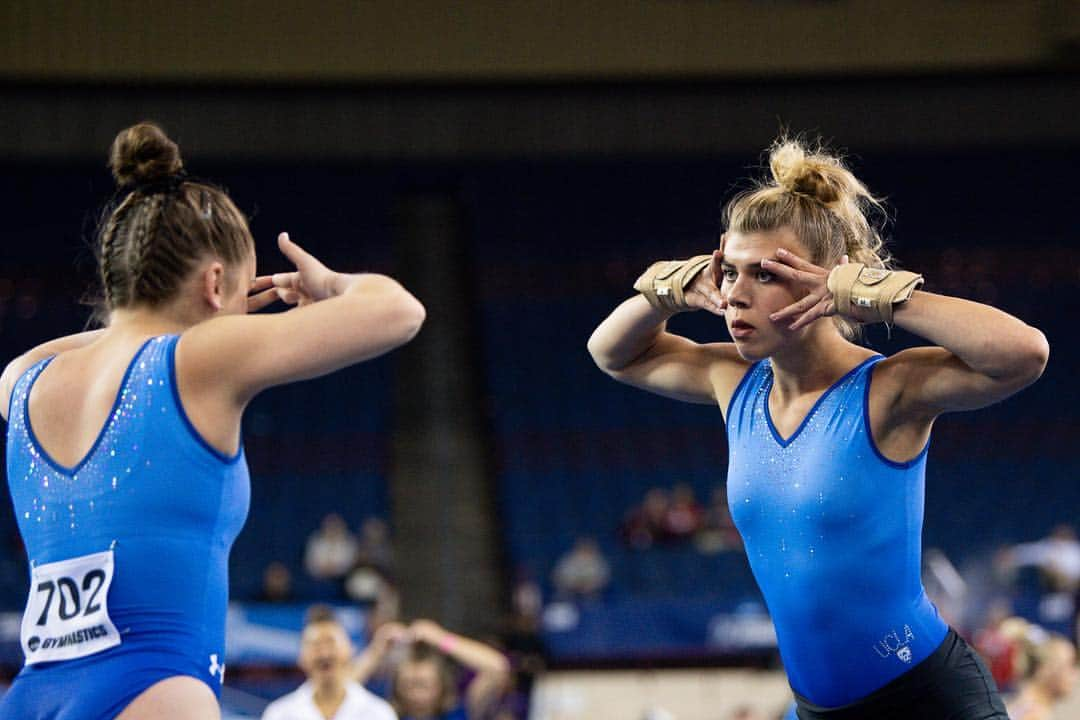 Inside Gymnasticsさんのインスタグラム写真 - (Inside GymnasticsInstagram)「Caption It! We’ll pick one winner for an @insidegym prize pack! #ncaa #gymnastics #championships」4月21日 2時14分 - insidegym