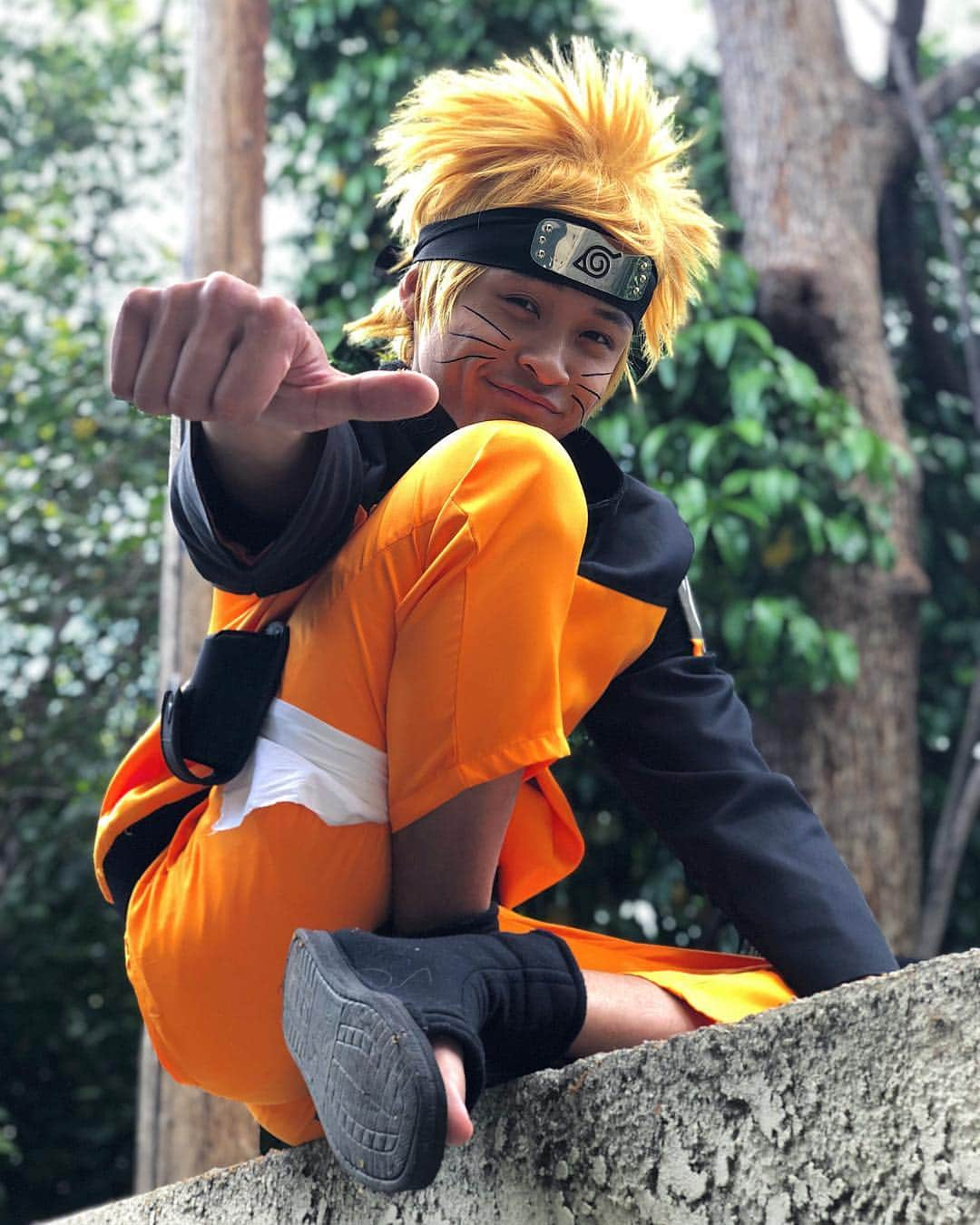 ダニエル・アエンさんのインスタグラム写真 - (ダニエル・アエンInstagram)「Nobody:  _______ Naruto: I’M GONNA BE HOKAGE 👍🏻 | New video tomorrow !」4月21日 6時17分 - nampaikid