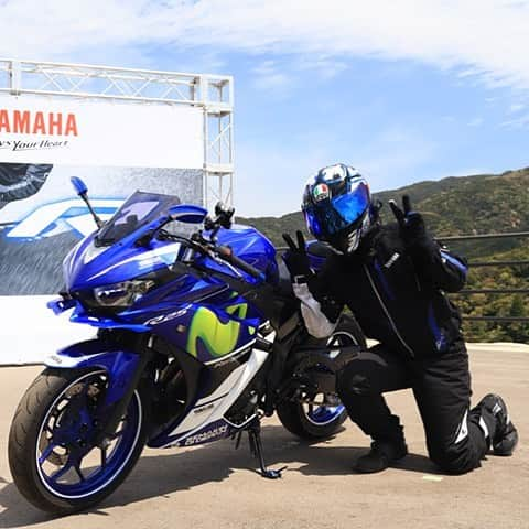 ヤマハ バイクさんのインスタグラム写真 - (ヤマハ バイクInstagram)「「YZF-R3/R25 オーナーズフォトツアー」 #4月13日#福岡#五ケ山クロス#開催しました #オーナー限定 #オフィシャルスナップ #プロカメラマン #オーナーと愛車を撮影 #撮影無料 #参加無料  #YZFR25 #R25を晒す #japanriders #doublepeace  #ダブルピース」4月21日 8時37分 - yamaha_bike