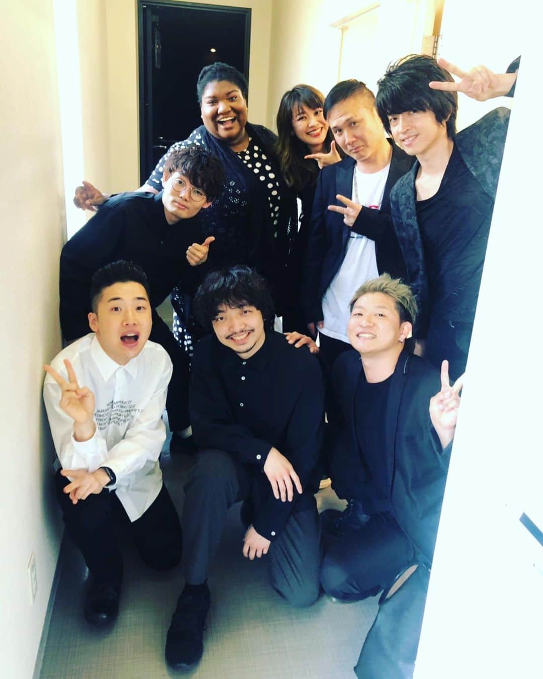 Shingo Okamotoさんのインスタグラム写真 - (Shingo OkamotoInstagram)「REBBIT TOUR 2019 広島公演！！﻿﻿﻿ ﻿﻿﻿ 皆さんおかげで無事終了しました！！﻿﻿﻿ ﻿﻿﻿ 胸いっぱいでインスタアップしようにも伝えたい想いがまとまらず、気づけば朝がやってきました笑🌞﻿﻿﻿ ﻿﻿﻿ この生まれ育った広島で、このREBBIT メンバーと共に帰ってこれて、そして暖かく迎えてくれて、本当にありがとうございます！﻿﻿﻿ ﻿﻿﻿ このメンバーではファイナル！﻿﻿﻿ ﻿﻿﻿ また帰って来れたら嬉しいです！！！！！﻿﻿﻿ ﻿﻿﻿ #REBBITTOUR﻿﻿﻿ #このライブためだけに広島まで来てくれた大知くん﻿﻿﻿ #愛が溢れすぎて本番前に泣けました﻿﻿﻿ #こうしてショーくんとの出会いも大知くんのおかげのご縁です﻿﻿﻿ #本当に忙しい中ありがとう﻿﻿﻿ #そして両親仲間影で支えてくれた皆さん﻿ #見に来てくださった皆さん﻿ #応援してくれて﻿﻿﻿ #本当にありがとう﻿﻿ #ショーくんオリちゃんバンちゃんマリさんペニーさん﻿イサム #みんな心優しくてカッコよくて #この出会い感謝です﻿ #ケンシさん横浜公演よろしくお願いします﻿ #またたくさんの方に恩返しがふえました﻿﻿﻿ #ありがとぉぉぉ」4月21日 8時50分 - shingookamoto