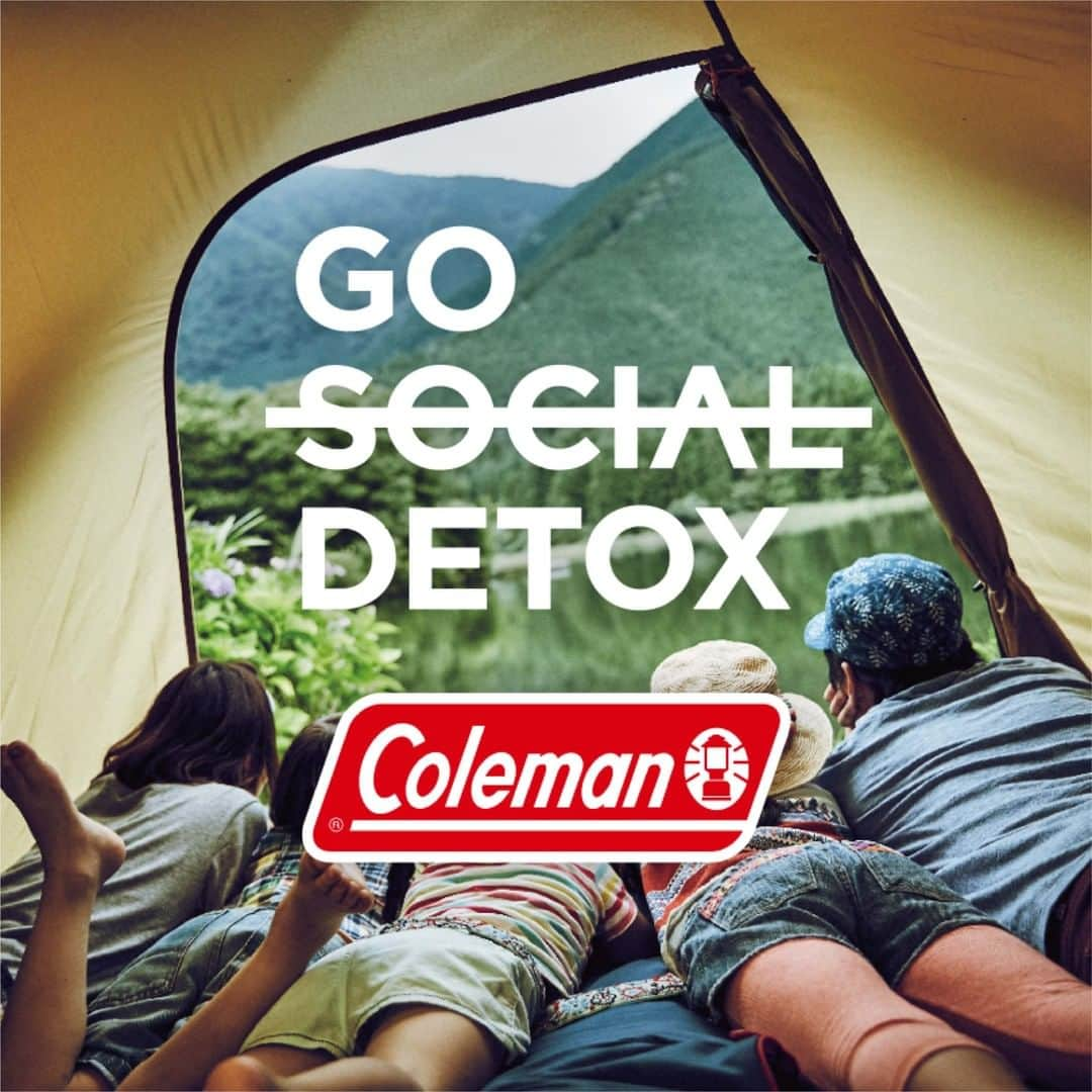 Coleman Japanさんのインスタグラム写真 - (Coleman JapanInstagram)「たまにはスマホを置いて、家族とキャンプを楽しもう。  #gosocialdetox #灯そうコールマン ・ ▶️GO SOCIAL DETOXキャンペーン実施中 ・ 詳細は @coleman_japan プロフィールのリンクからアクセス！」4月21日 20時00分 - coleman_japan