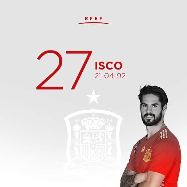 サッカー スペイン代表チームさんのインスタグラム写真 - (サッカー スペイン代表チームInstagram)「🎂 ¡Feliz cumpleaños a @iscoalarcon! El internacional con la @sefutbol y mago del balón celebra su 27º aniversario. ¡Felicidades!」4月21日 19時05分 - sefutbol