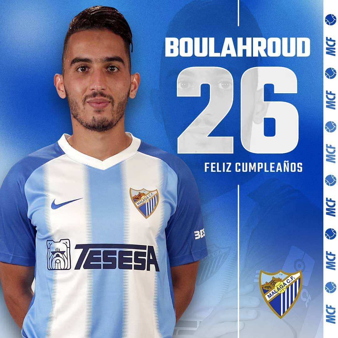 マラガCFさんのインスタグラム写真 - (マラガCFInstagram)「Hoy felicitamos por su cumpleaños a @badr_boulahroud 🇲🇦 ¡Que pases buen día y cumplas muchos más!  #HappyBirthday🎂」4月21日 19時20分 - malagacf