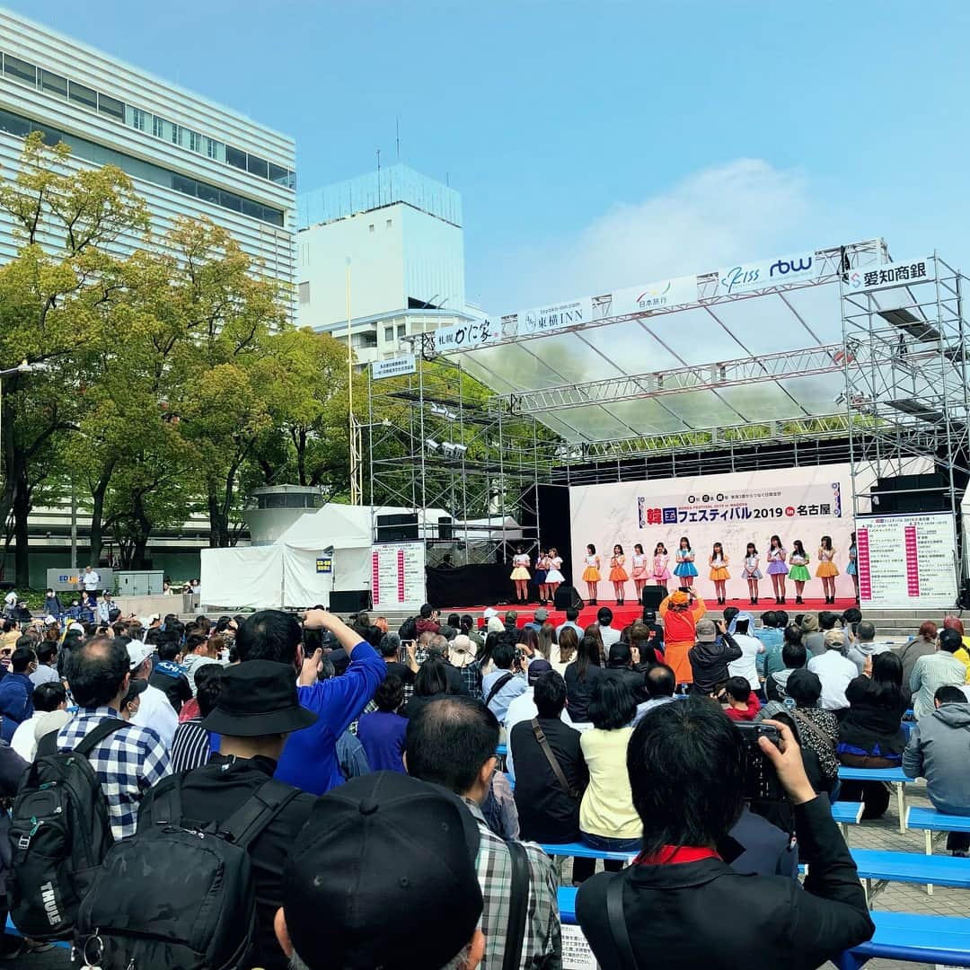 delaさんのインスタグラム写真 - (delaInstagram)「韓国フェスティバル2日間 たくさんのみなさんにdelaのLIVEを見ていただき、ありがとうございました。  #韓国フェスティバル #久屋広場 #アイドル #LIVE #パフォーマンス #ステージ」4月21日 20時00分 - dela_nbgf