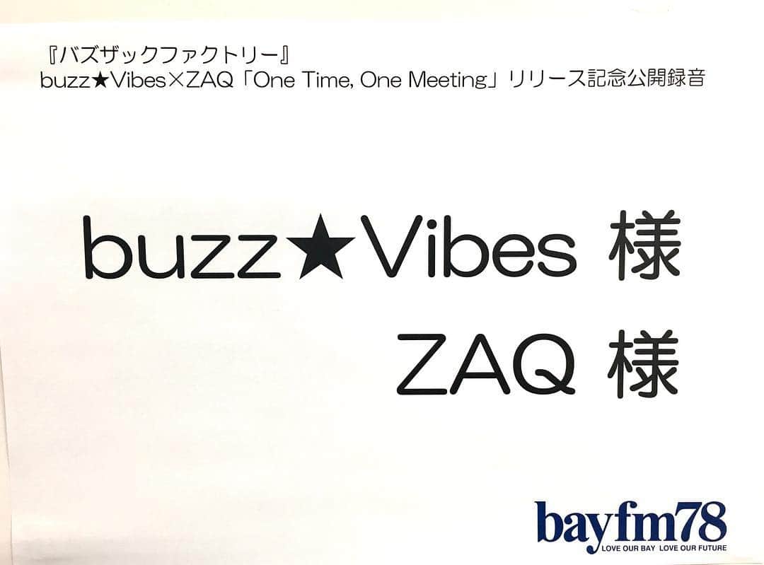 Shinnosukeさんのインスタグラム写真 - (ShinnosukeInstagram)「本日の楽屋  #bzaq #bayfm #buzzvibes #zaq #radio #公開収録」4月21日 12時14分 - shinscapade