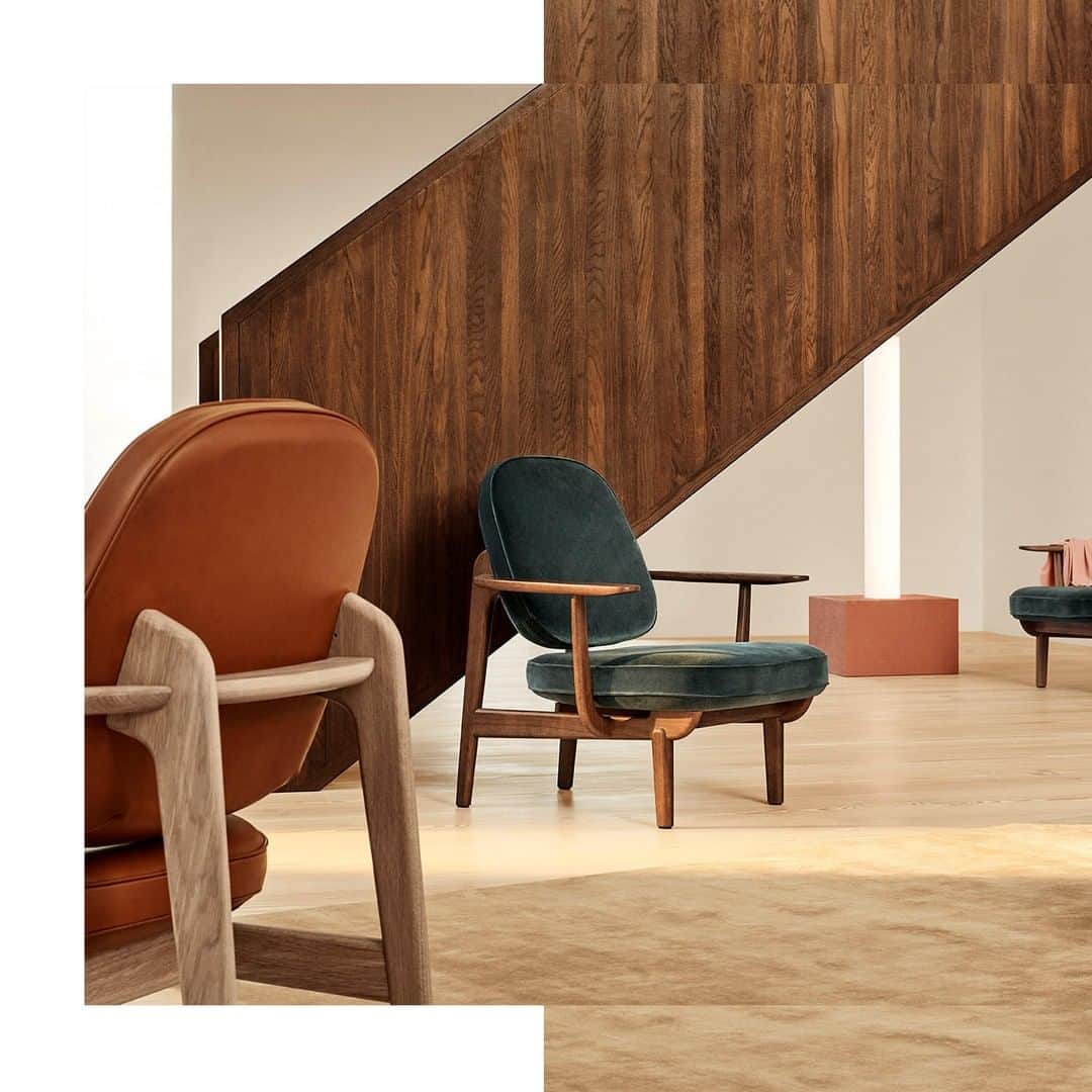 フリッツハンセンさんのインスタグラム写真 - (フリッツハンセンInstagram)「Our new Lounge Chair JH97 strikes the perfect balance between past and future, making lounging a new art form.  #fritzhansen @jaimehayon」4月21日 13時30分 - fritzhansen