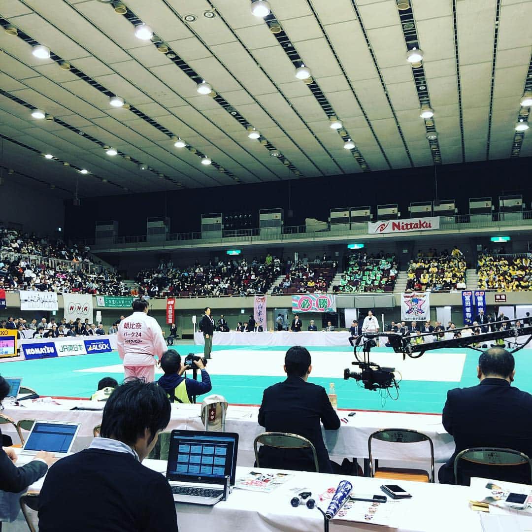 吉田秀彦のインスタグラム：「全日本女子柔道選手権大会」
