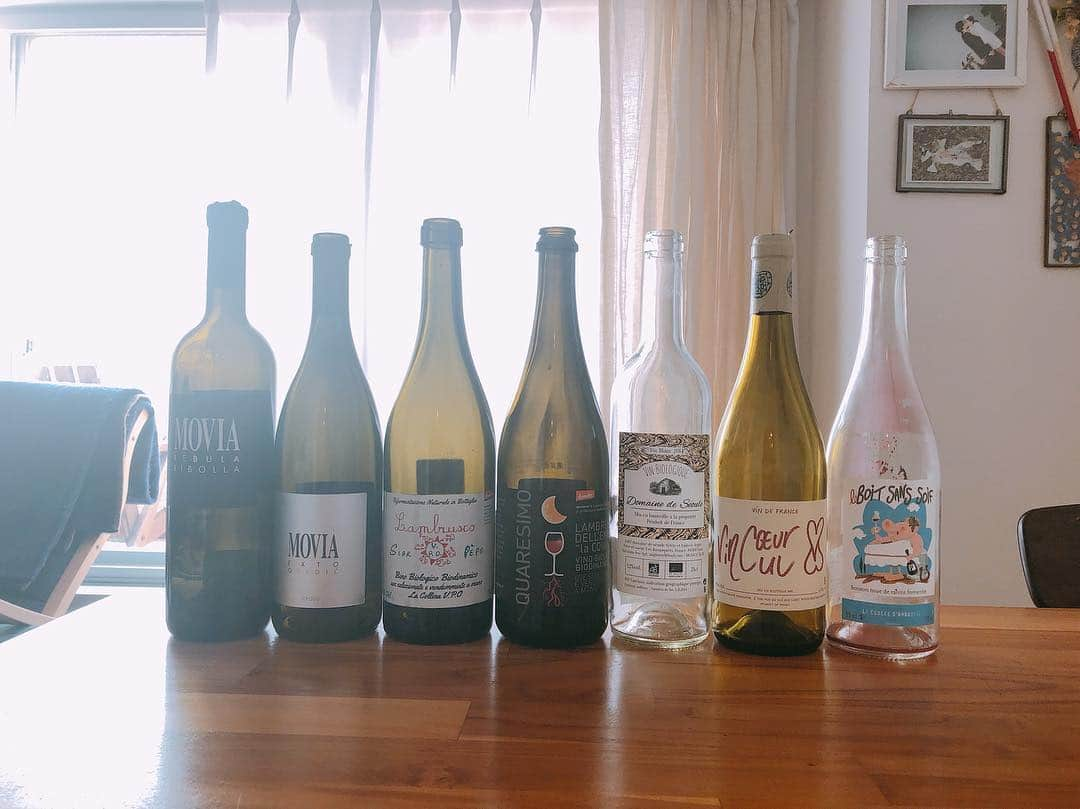 菅原沙樹さんのインスタグラム写真 - (菅原沙樹Instagram)「昨夜の余韻🍷 みんな、どんなけ飲むねん。」4月21日 14時46分 - saki313apo