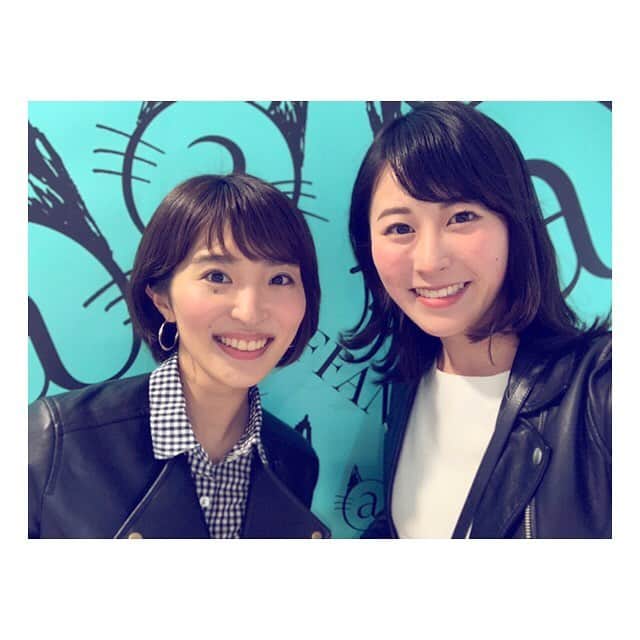 のインスタグラム：「#福島放送 の後輩であり、大学の後輩でもある聡子と☕️💛 . 年に何回か会っているけど毎回話すことが尽きず、時間が足りないほど。。 #福島 の頃、一緒に行った中継や一緒に働く仲間のことに、近況報告など盛りだくさんの話題を止まる瞬間なく話し続けた楽しい時間💕 . 後輩の活躍に刺激をもらい、会うたびに私も頑張ろうと前向きな気持ちにもさせてくれます！！聡子、ありがとう😌これからもよろしくね。そして、大好きな福島にも今すぐ遊びに行きたくなりました、、 . #山崎聡子 #アナウンサー @310puu #kfb福島放送 #可愛い後輩  #明日からも頑張ろう #ランチ #カフェタイム #幸せ #休日 #ライダースジャケット #お揃いコーデ #後ろは #tifany #新田朝子」
