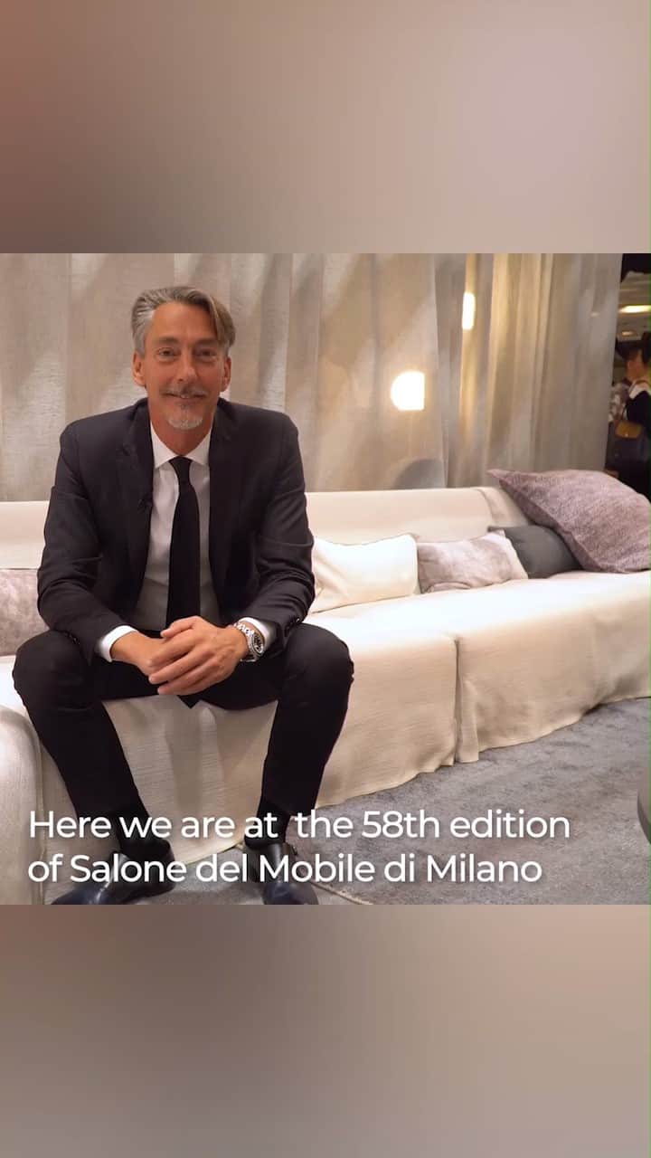 のインスタグラム：「Let's wave goodbye to this year's edition of @isaloniofficial with the words of Michele Gervasoni.  You can explore our new products at http://www.gervasoni1882.it See you next year at #SaloneDelMobile2020」