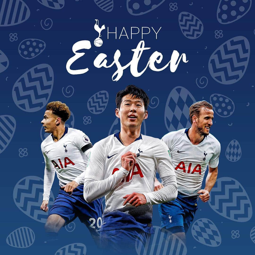 トッテナム・ホットスパーFCさんのインスタグラム写真 - (トッテナム・ホットスパーFCInstagram)「A very #HappyEaster from everyone at Spurs!」4月21日 17時18分 - spursofficial