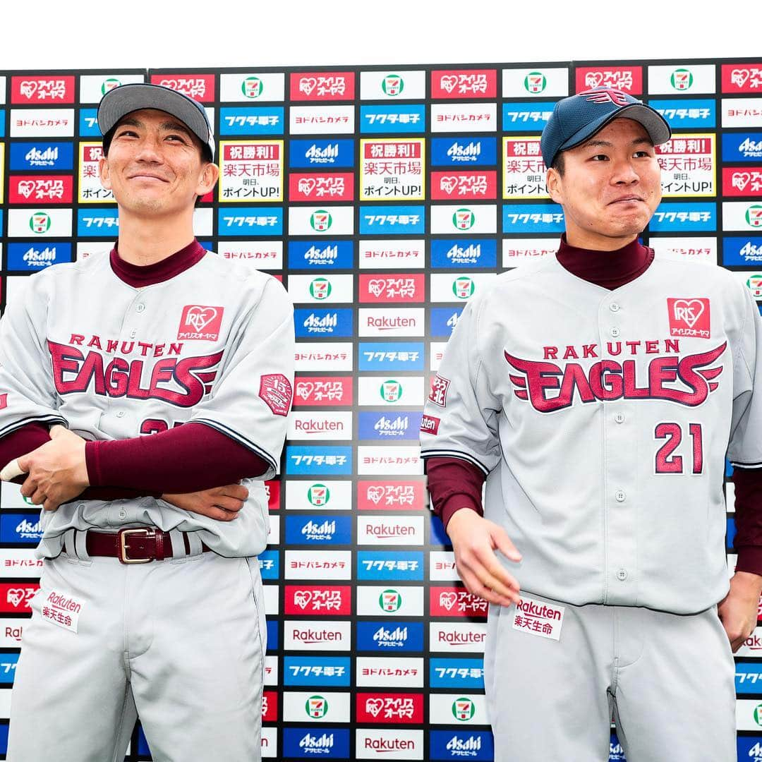 東北楽天ゴールデンイーグルスさんのインスタグラム写真 - (東北楽天ゴールデンイーグルスInstagram)「⚾️ ⚾️E 7-3 B⚾️ ケガを乗り越えて1軍のマウンドに戻ってきた釜田選手が 6回途中3失点で2017年7月5日以来の復活勝利‼️ リードでも好投を支えた嶋選手が2回に先制2号2ラン👏🏼 #rakuteneagles #RESTART #日本一の東北へ #FANSMATCH  #勝武士  #嶋基宏 #釜田佳直」4月21日 18時10分 - rakuten_eagles