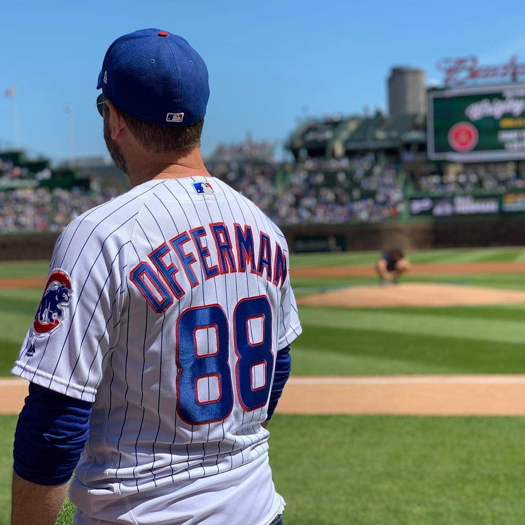 シカゴ・カブスさんのインスタグラム写真 - (シカゴ・カブスInstagram)「@nickofferman and family at the Friendly Confines! #EverybodyIn」4月22日 5時27分 - cubs