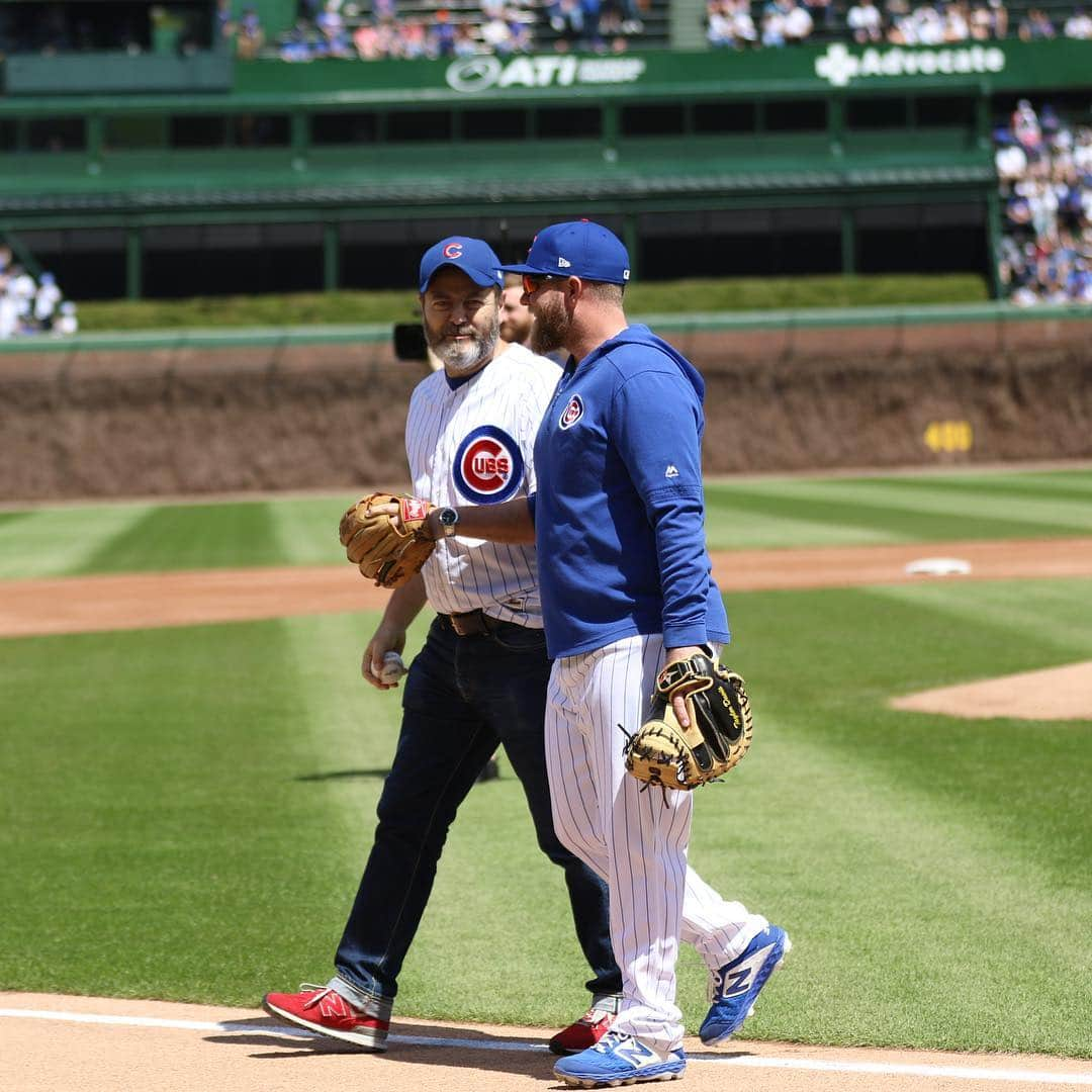 シカゴ・カブスさんのインスタグラム写真 - (シカゴ・カブスInstagram)「@nickofferman and family at the Friendly Confines! #EverybodyIn」4月22日 5時27分 - cubs