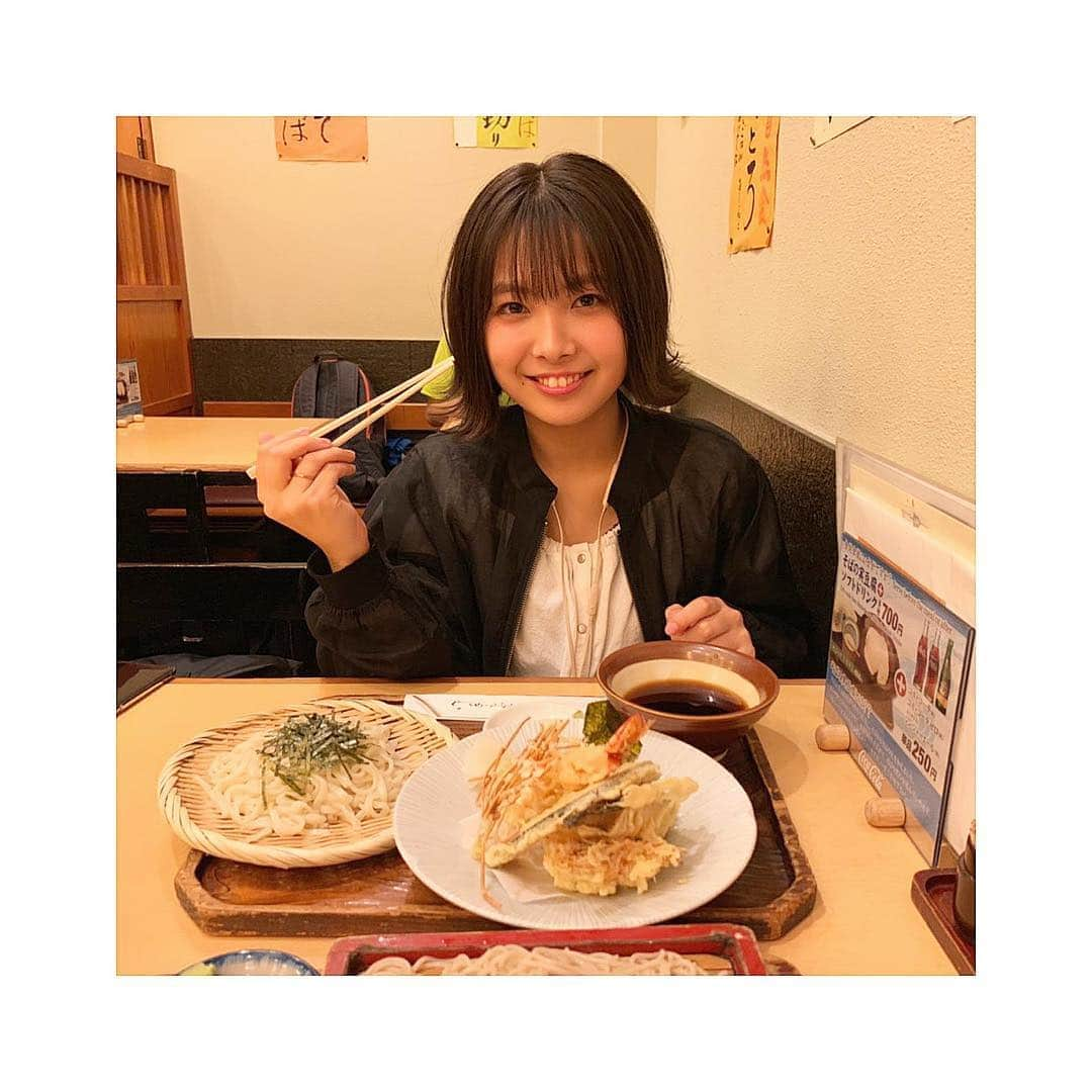 寺本莉緒さんのインスタグラム写真 - (寺本莉緒Instagram)「#飯テロ  はい。お蕎麦。美味。 そして、天ぷら。美味。」4月21日 20時42分 - lespros_rio